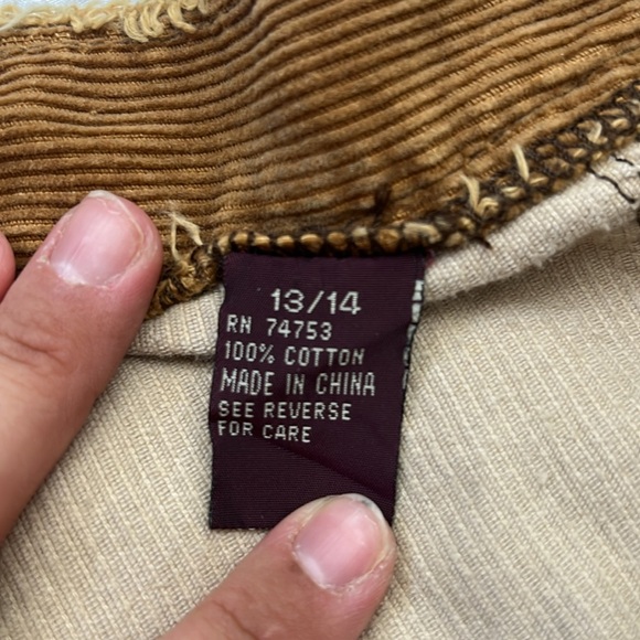 Vintage Y2K 90s Patchwork Corduroy Shorts - Picture 5 of 7